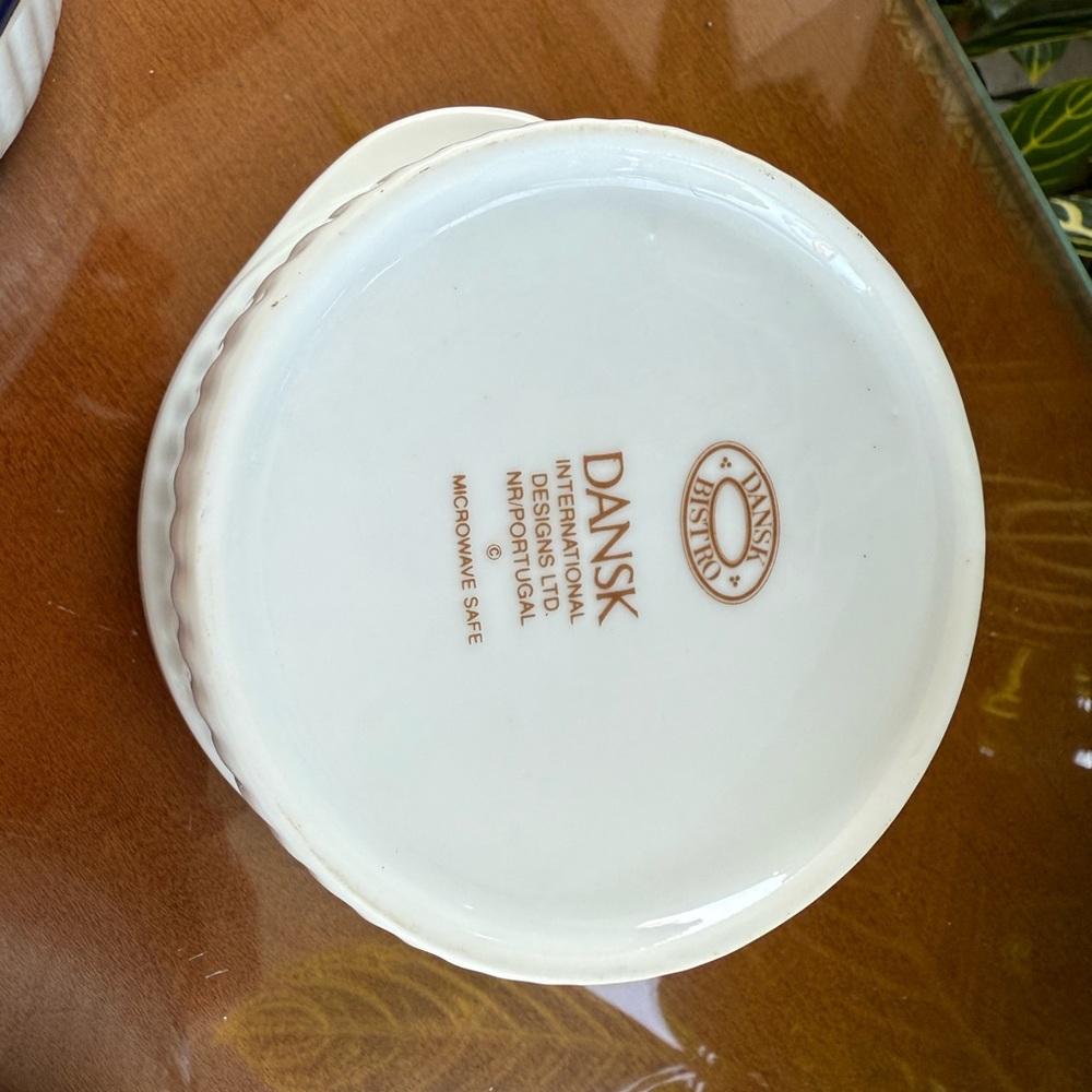 Dansk White Ceramic Dish’s Set of 3 - Picture 2 of 7